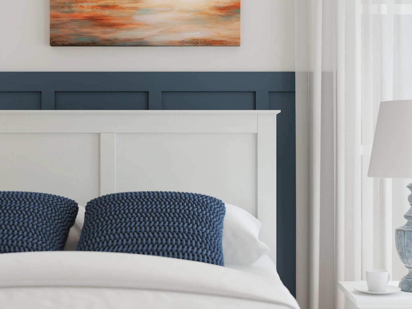 Bostwick Shoals  Panel Bed, Dresser, Mirror, Chest And Nightstand