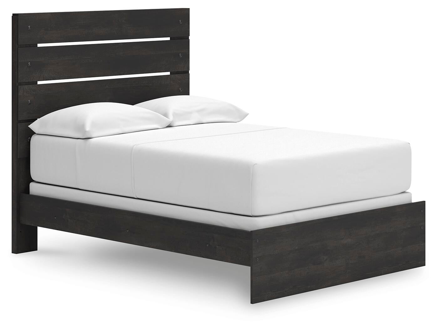 Hollivern  Panel Bed, Dresser, Mirror, Chest And Nightstand