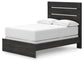 Hollivern  Panel Bed, Dresser, Mirror, Chest And Nightstand