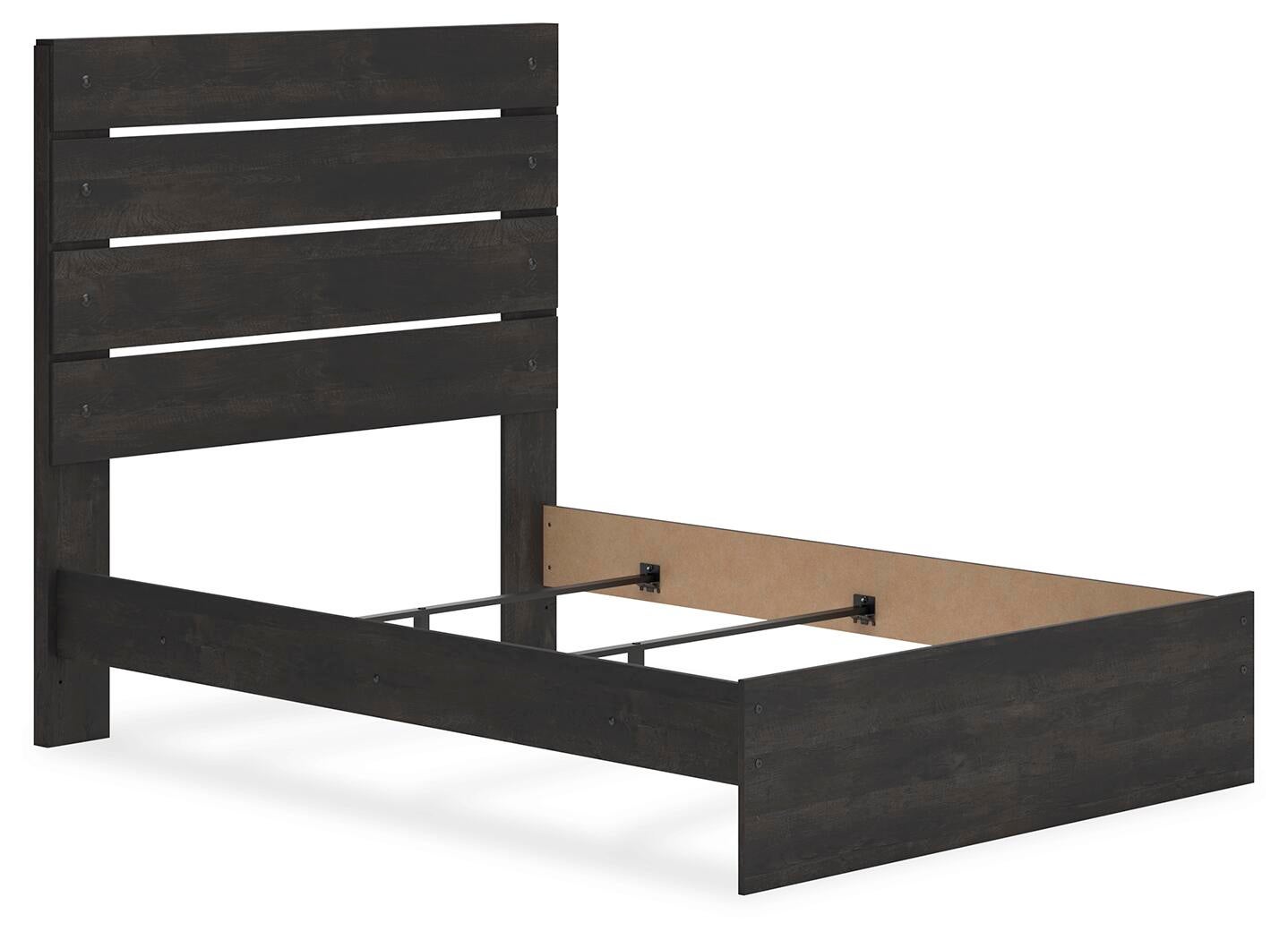 Hollivern  Panel Bed, Dresser, Mirror, Chest And Nightstand