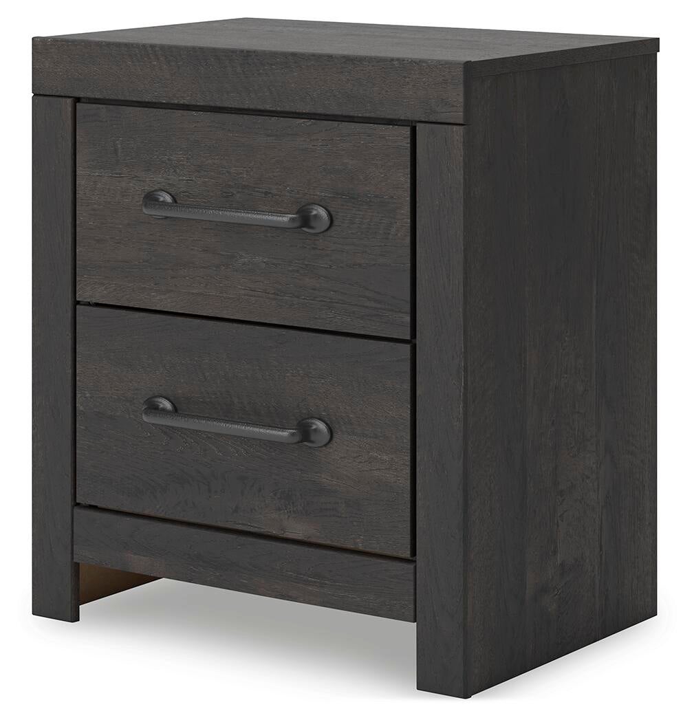 Hollivern  Panel Bed, Dresser, Mirror, Chest And Nightstand