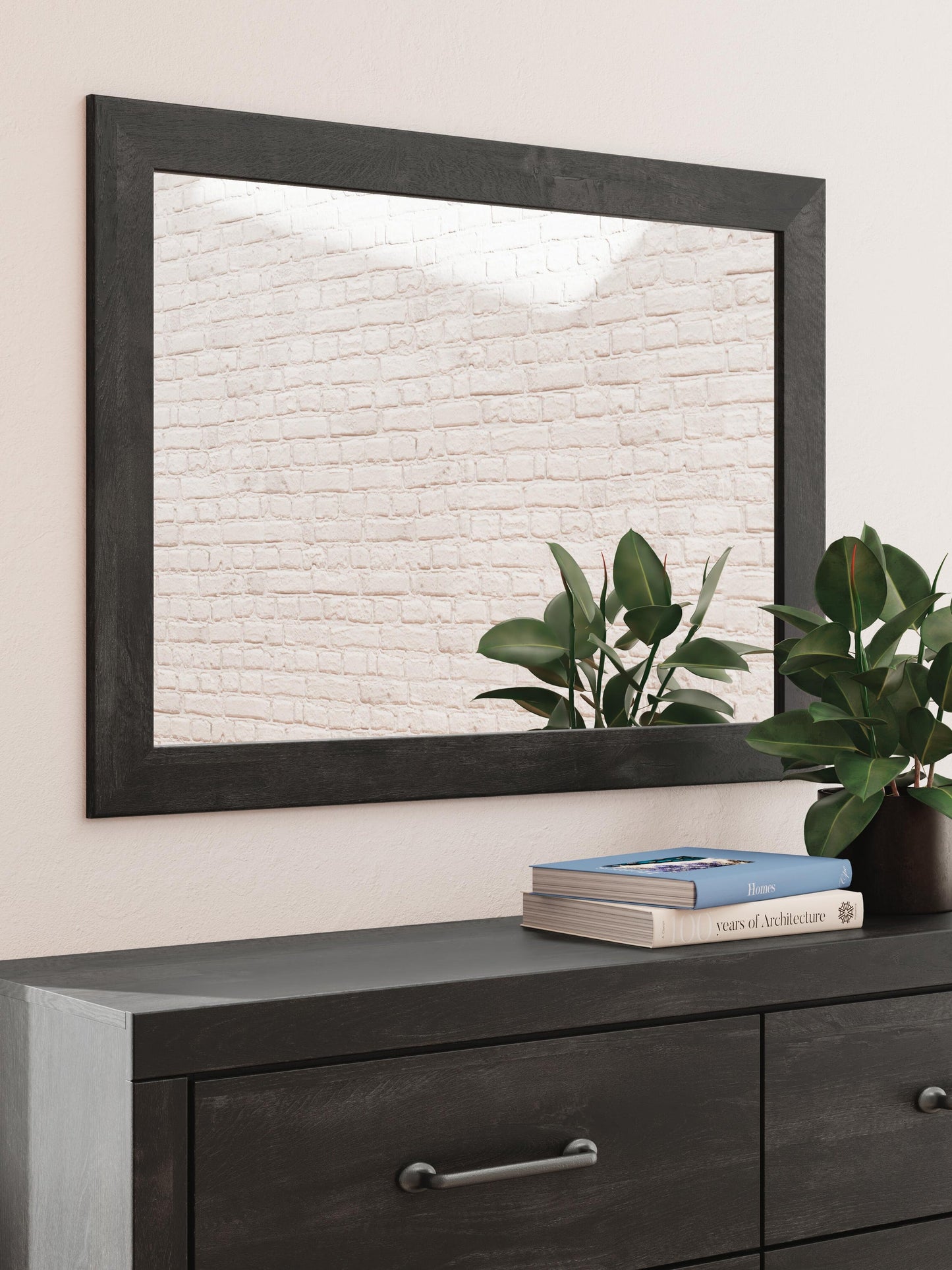 Hollivern  Panel Bed, Dresser, Mirror, Chest And Nightstand