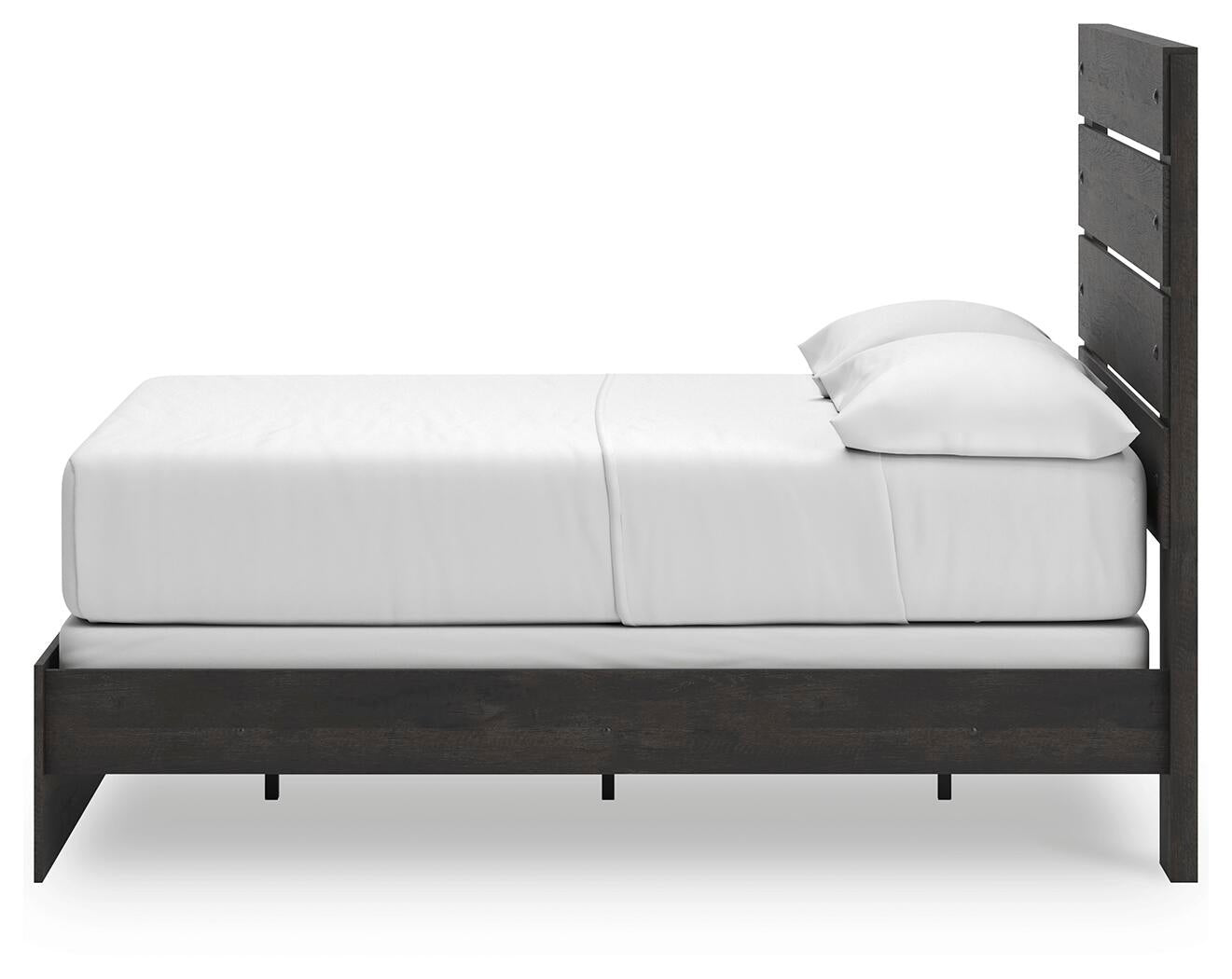 Hollivern  Panel Bed, Dresser And Mirror
