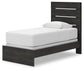 Hollivern  Panel Bed, Dresser And Mirror