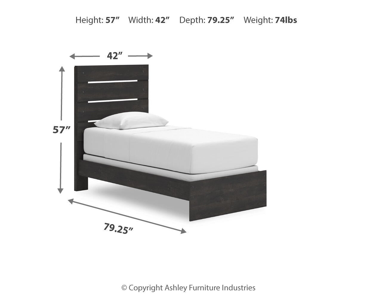 Hollivern  Panel Bed, Dresser And Mirror
