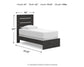Hollivern  Panel Bed, Dresser And Mirror