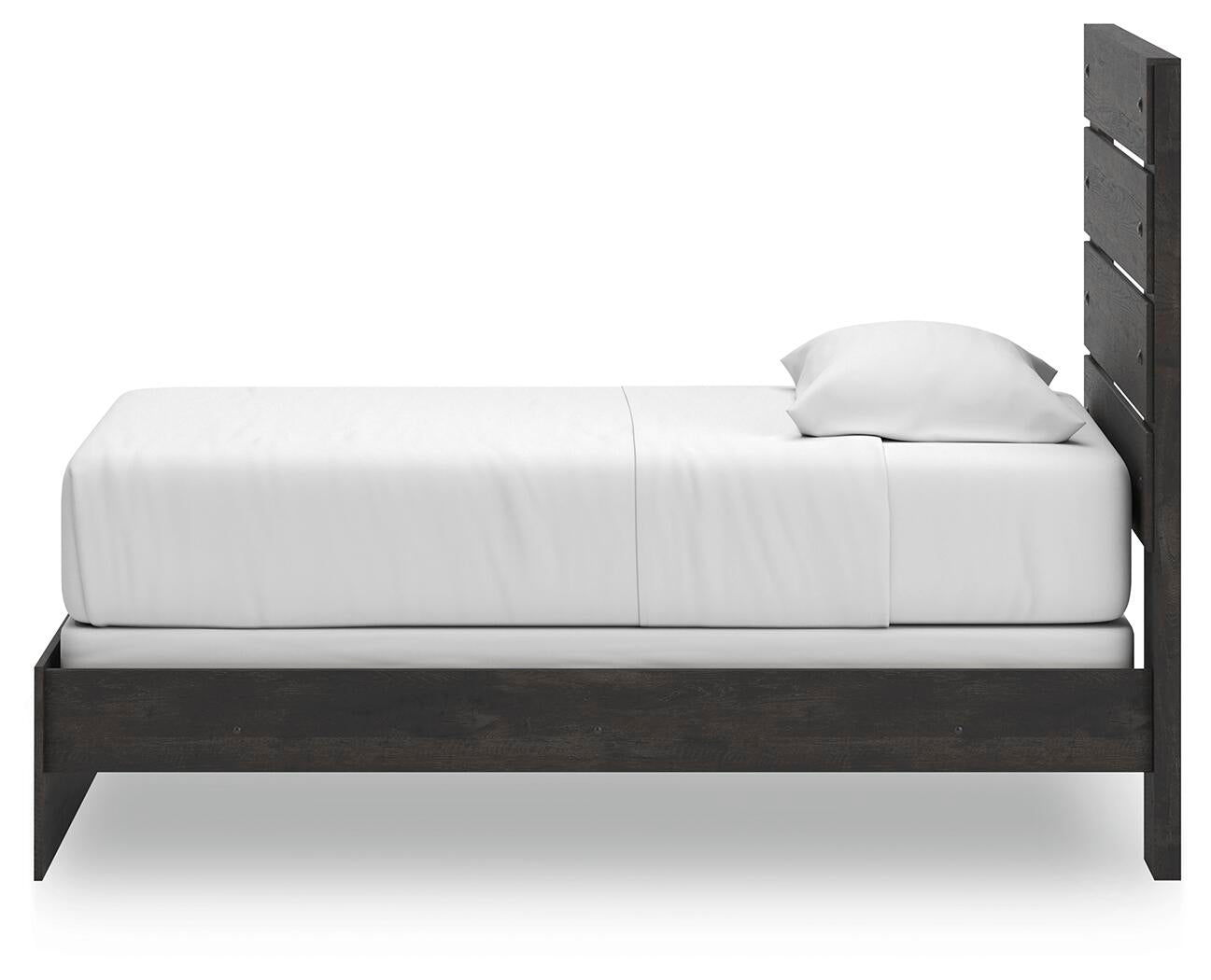 Hollivern  Panel Bed, Dresser And Mirror