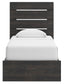 Hollivern  Panel Bed With Storage, Dresser And Mirror