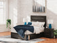Hollivern  Panel Storage Bed, Dresser, Mirror, Chest And Nightstand