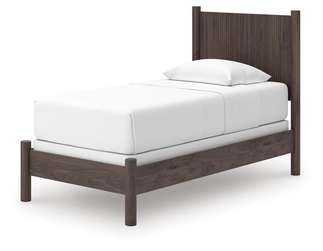 Pamytta  Panel Bed, Dresser, Mirror And Nightstand