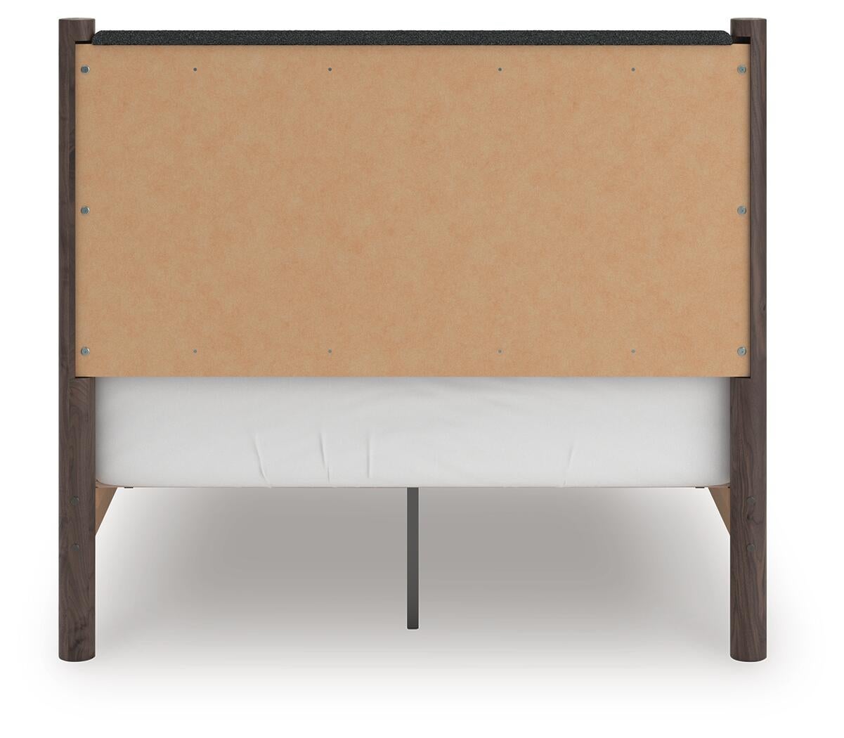 Pamytta  Upholstered Panel Platform Bed, Dresser, Mirror, Chest And Nightstand