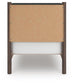 Pamytta  Upholstered Panel Platform Bed, Dresser, Mirror, Chest And Nightstand