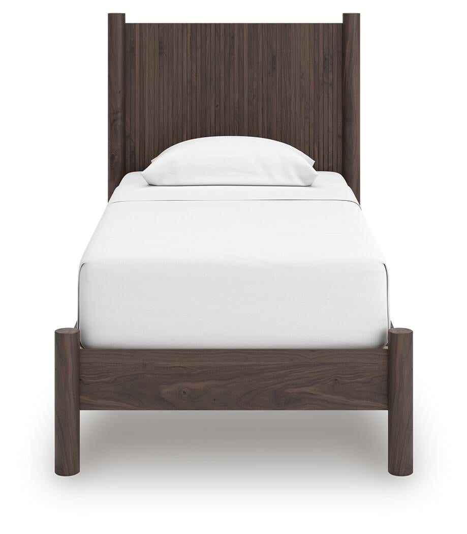 Pamytta  Panel Platform Bed, Dresser, Mirror, Chest And Nightstand