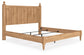 Aleaport  Panel Bed With Mirrored Dresser