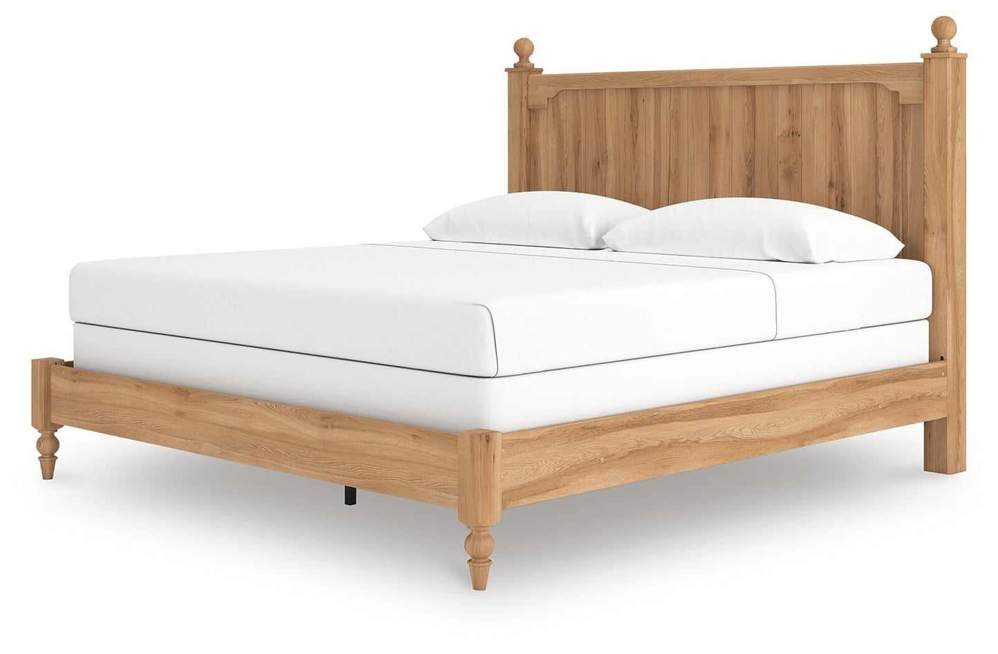 Aleaport  Panel Bed With Mirrored Dresser
