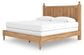Aleaport  Panel Bed With Mirrored Dresser
