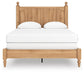 Aleaport  Panel Bed With Mirrored Dresser And Nightstand