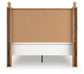 Aleaport  Panel Bed With Mirrored Dresser And Nightstand