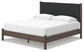 Pamytta  Upholstered Panel Platform Bed, Dresser, Mirror, Chest And Nightstand