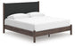 Pamytta  Upholstered Panel Platform Bed, Dresser, Mirror And Nightstand