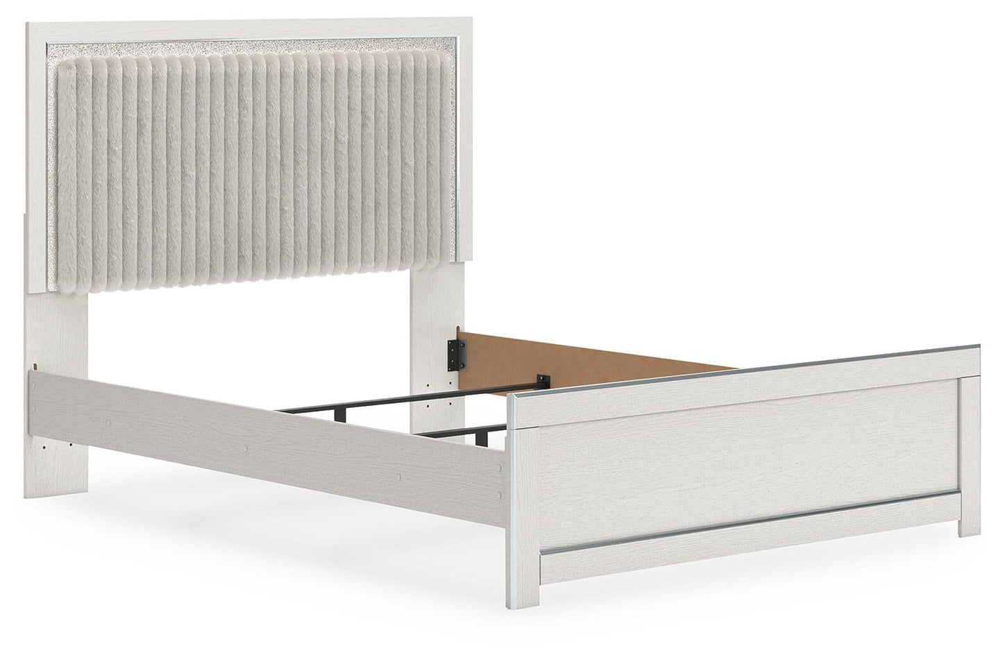 Zuraleus  Upholstered Panel Bed, Dresser, Mirror, Chest And Nightstand