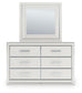 Zuraleus  Upholstered Panel Platform Storage Bed, Dresser, Mirror And Nightstand