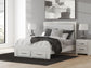 Zuraleus  Upholstered Panel Platform Storage Bed, Dresser, Mirror And Nightstand