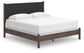 Pamytta  Upholstered Panel Bed, Dresser, Mirror, Chest And Nightstand
