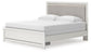 Zuraleus  Upholstered Panel Bed, Dresser, Mirror And Nightstand