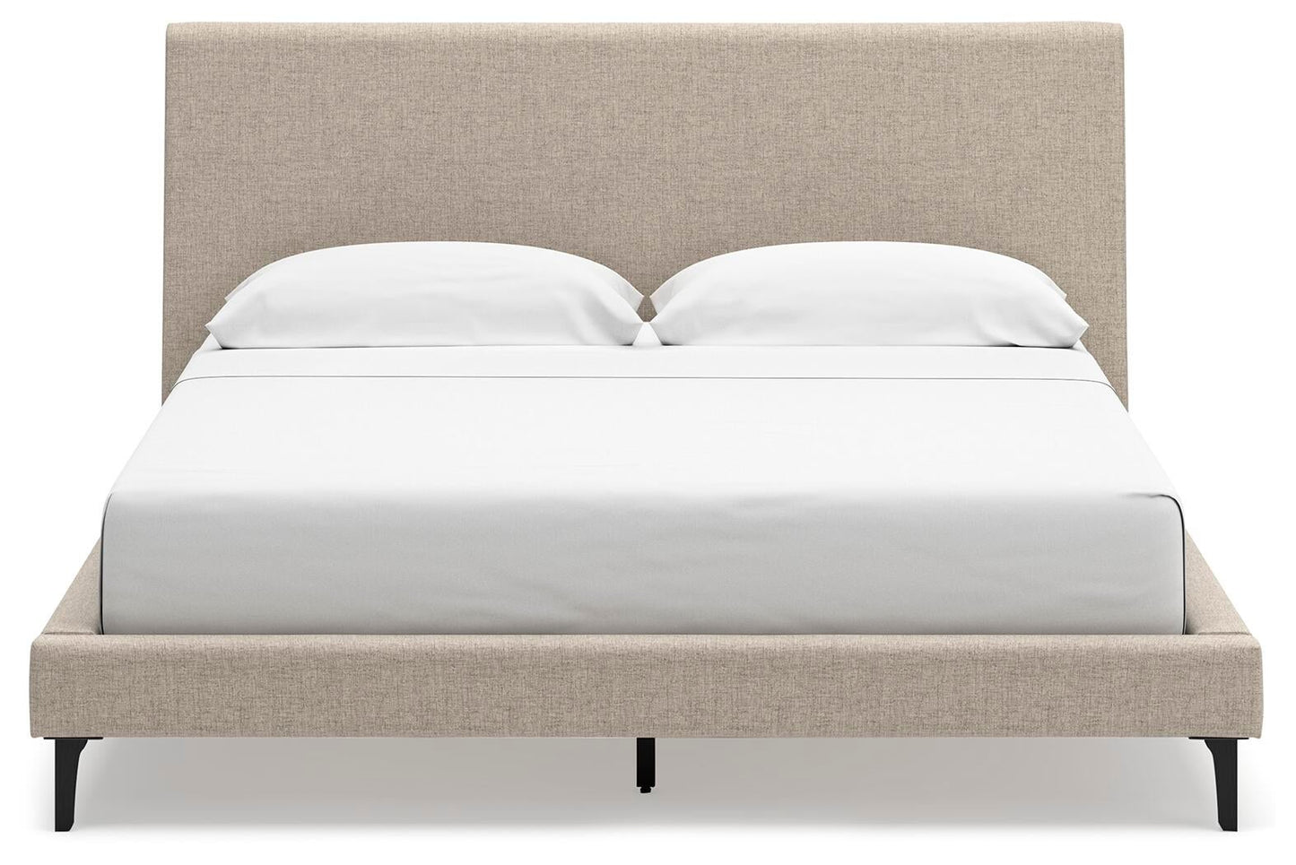Cielden California  Upholstered Bed With Roll Slats, Dresser, Mirror, Chest And Nightstand