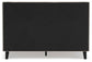 Cielden  Upholstered Bed With Roll Slats, Dresser, Mirror And Nightstand