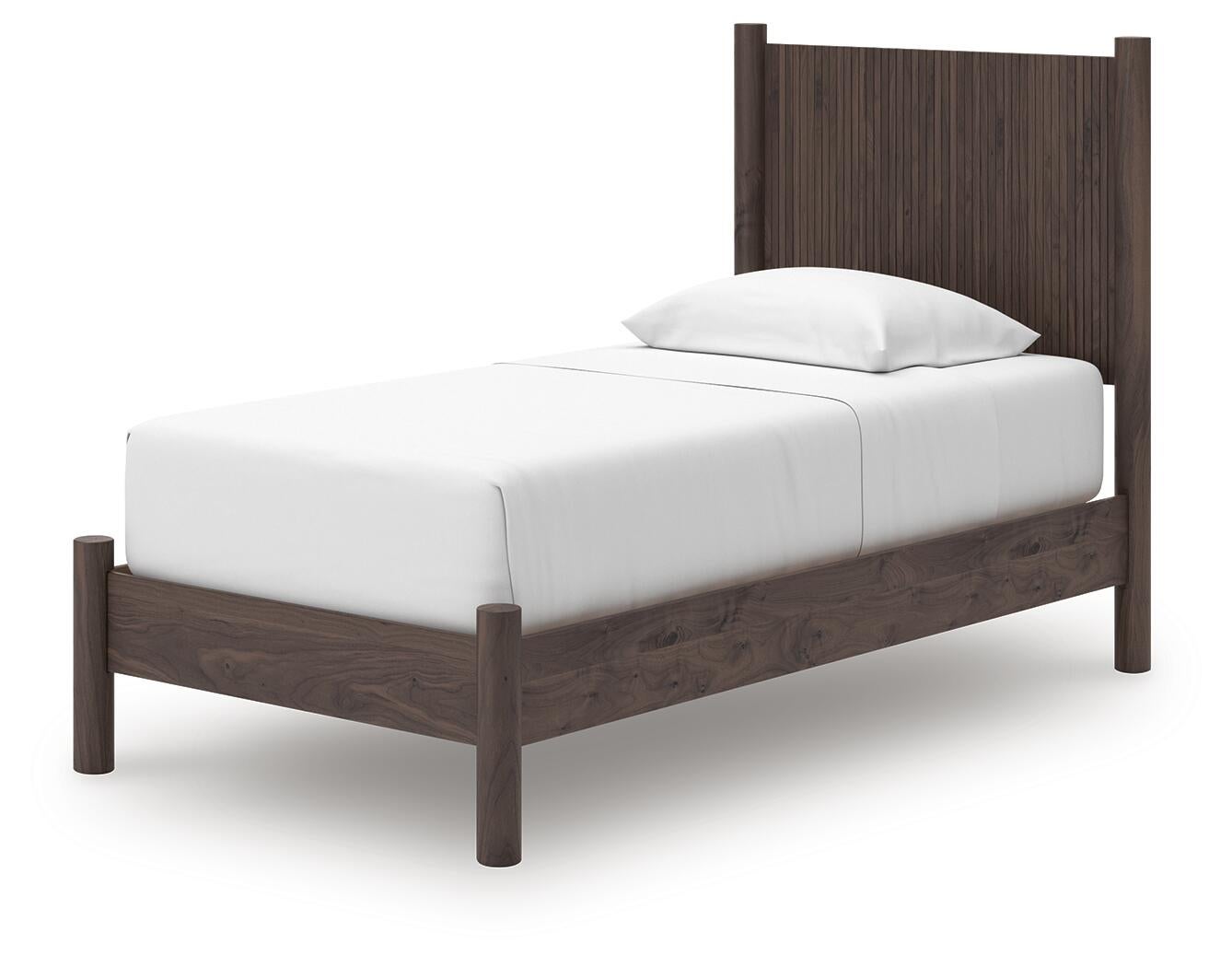 Pamytta  Panel Platform Bed, Dresser, Mirror And Nightstand