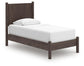 Pamytta  Panel Platform Bed, Dresser And Mirror