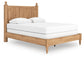Aleaport  Panel Bed With Mirrored Dresser