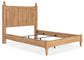 Aleaport  Panel Bed With Mirrored Dresser