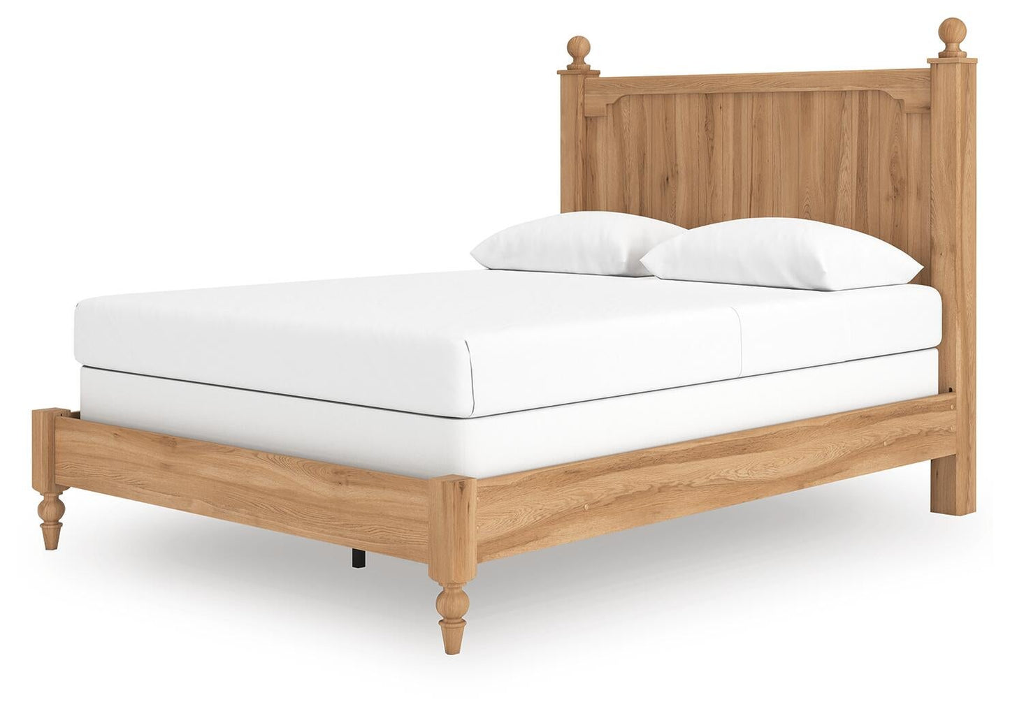 Aleaport  Panel Bed With Mirrored Dresser