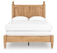 Aleaport  Panel Bed With Mirrored Dresser And Nightstand