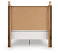 Aleaport  Panel Bed With Mirrored Dresser And Nightstand