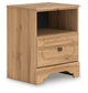 Aleaport  Panel Bed With Mirrored Dresser And Nightstand