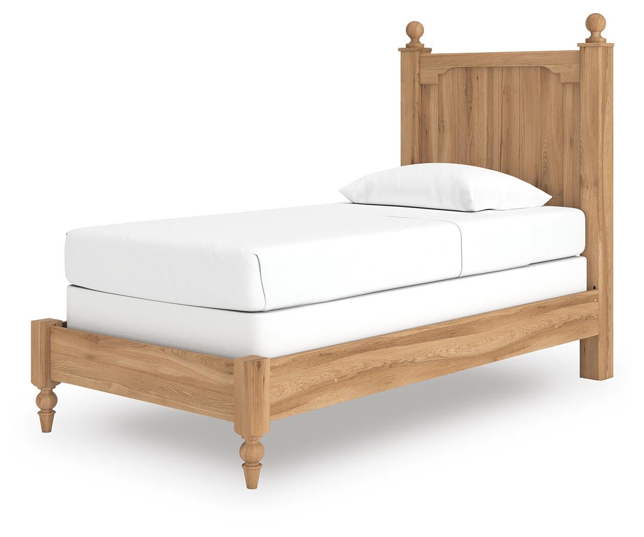 Aleaport  Panel Bed With Mirrored Dresser And Nightstand