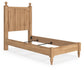 Aleaport  Panel Bed With Mirrored Dresser And Nightstand