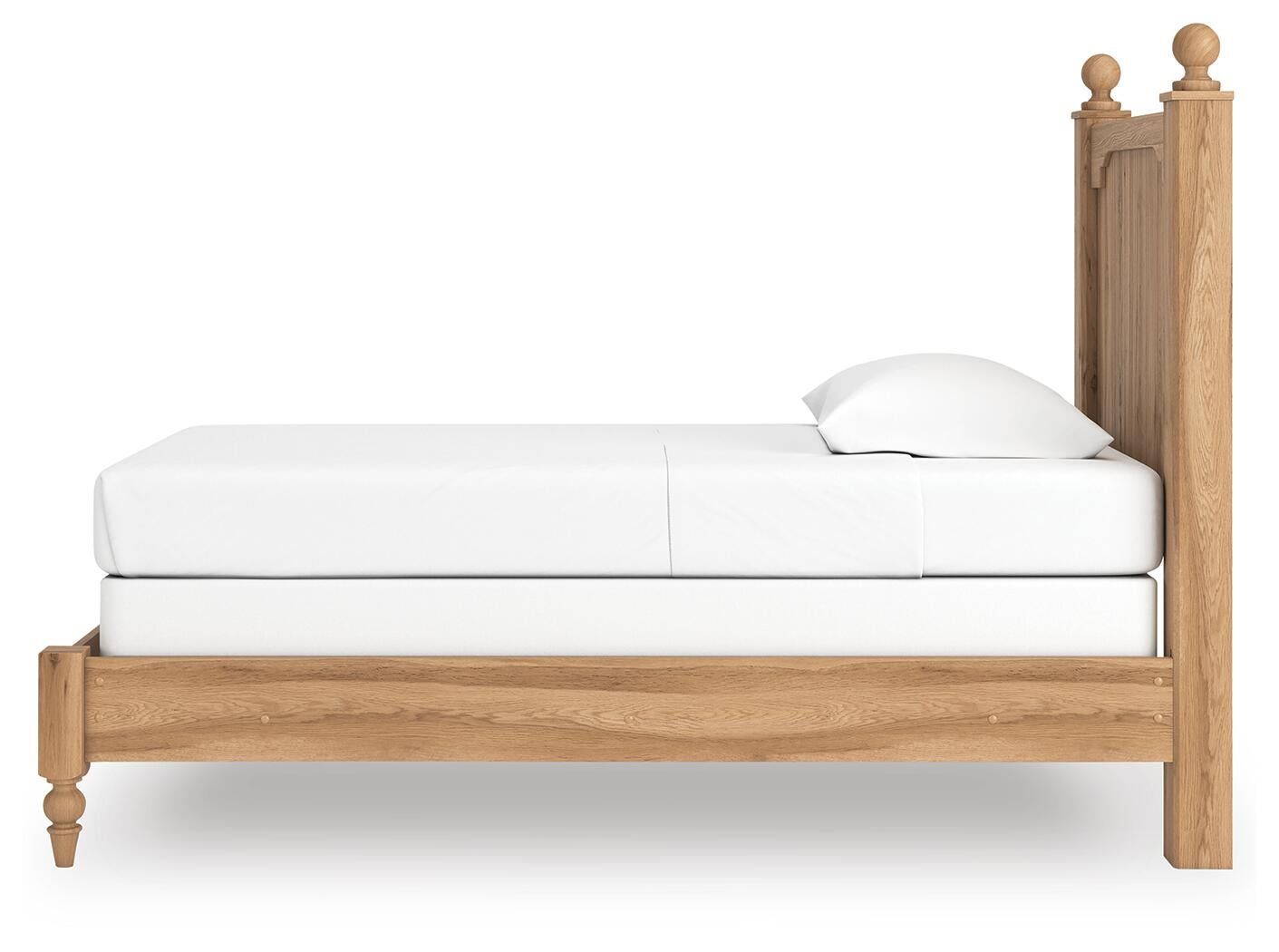 Aleaport  Panel Bed With Mirrored Dresser And Nightstand