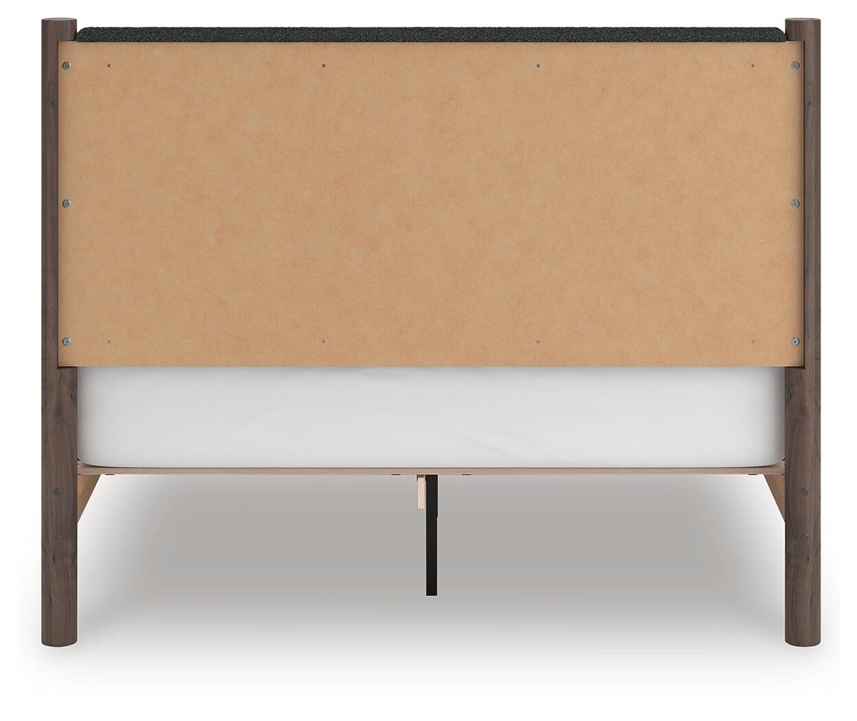 Pamytta  Upholstered Panel Platform Bed, Dresser, Mirror And Nightstand