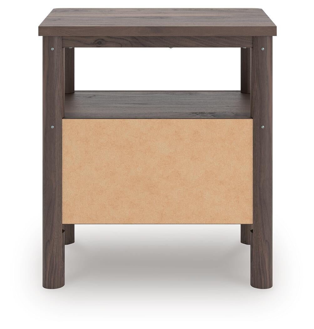 Pamytta  Upholstered Panel Platform Bed, Dresser, Mirror And Nightstand