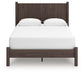 Pamytta  Panel Platform Bed, Dresser And Mirror