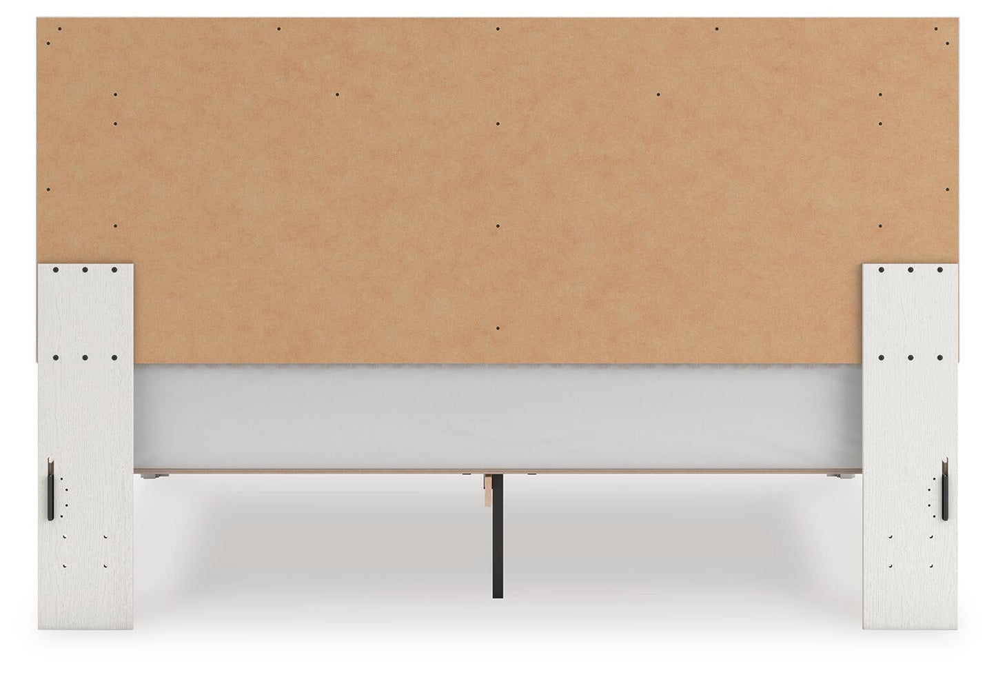 Zuraleus  Upholstered Panel Platform Bed, Dresser, Mirror And Nightstand