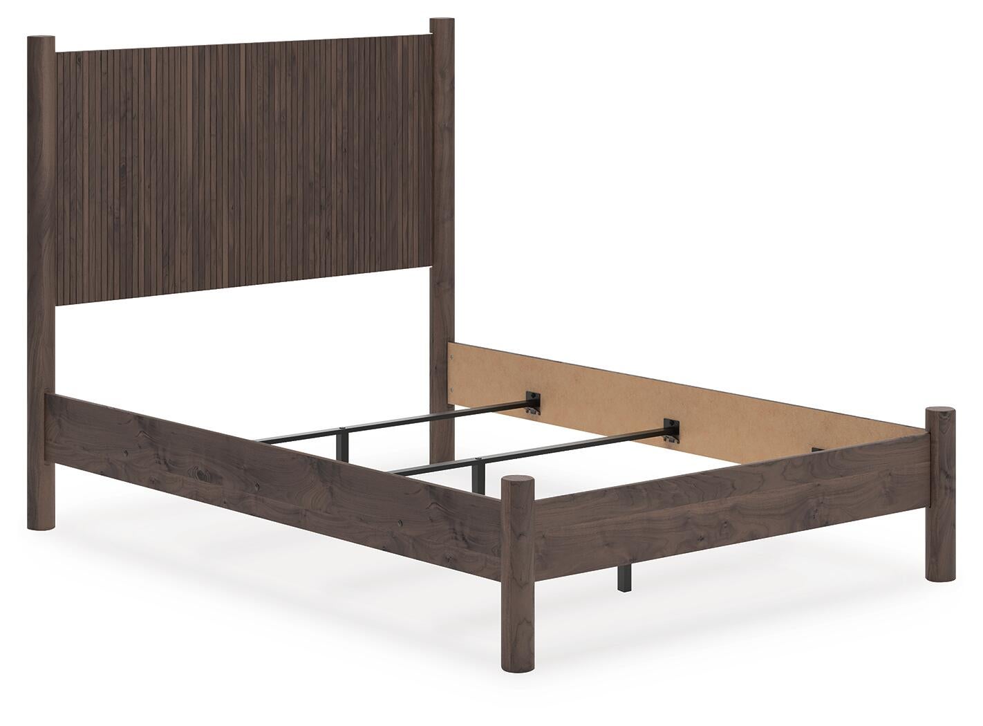 Pamytta  Panel Bed, Dresser, Mirror And Nightstand