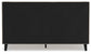 Cielden California  Upholstered Bed With Roll Slats, Dresser And Mirror