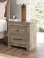 Rusticott  Poster Bed, Dresser, Mirror And Nightstand