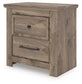Rusticott  Poster Bed With Mirrored Dresser And Nightstand